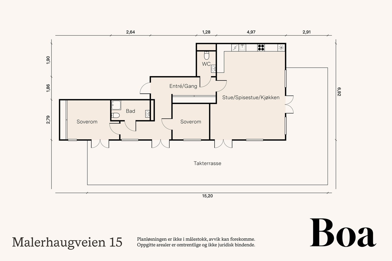 Det medfølger en bod på inngangsplan / underetasje som er på 5,2 m². Garasjeplass med ladepunkt for el-bil i lukket fellesgarasje. Galleribilde