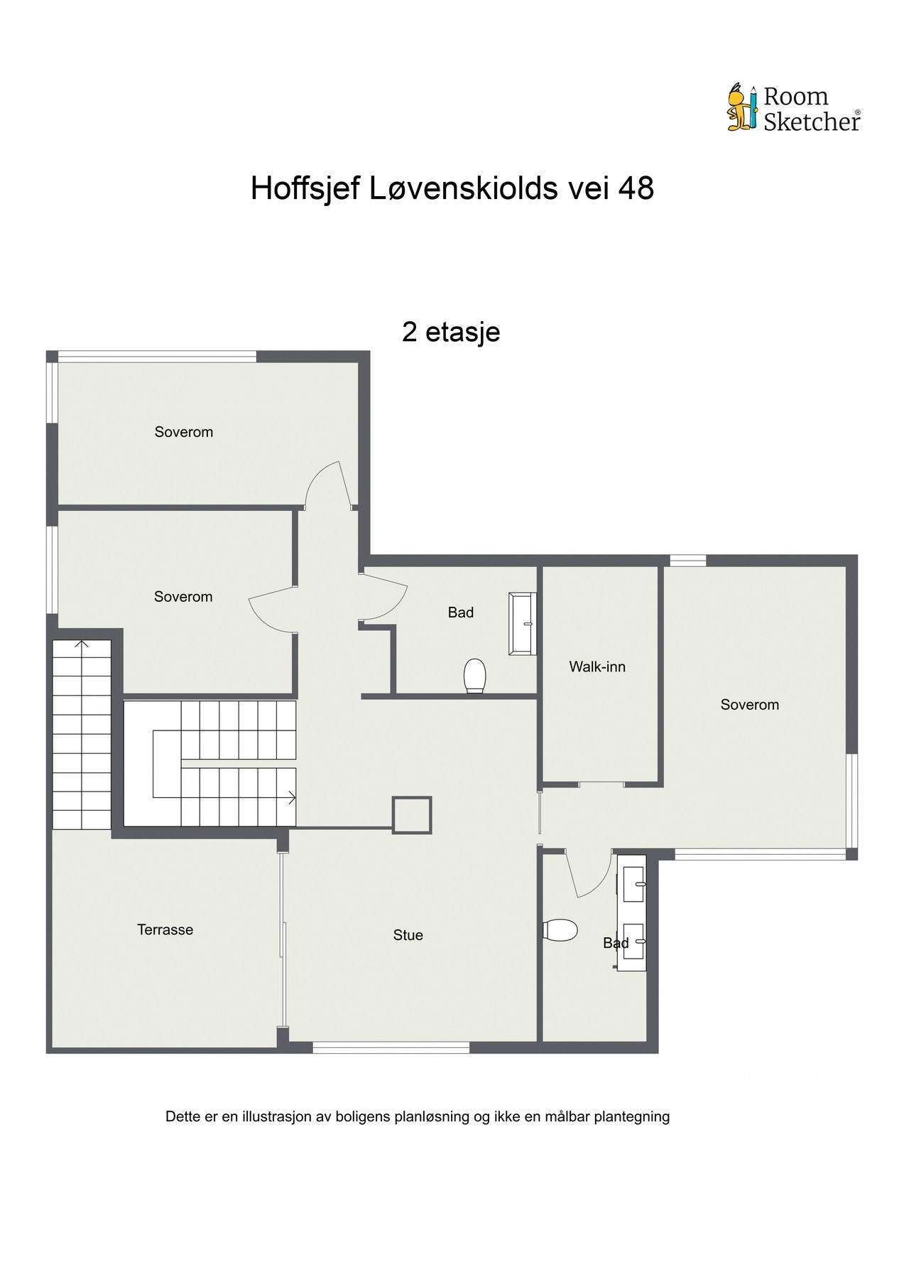 Plantegning 2.etasje. Galleribilde