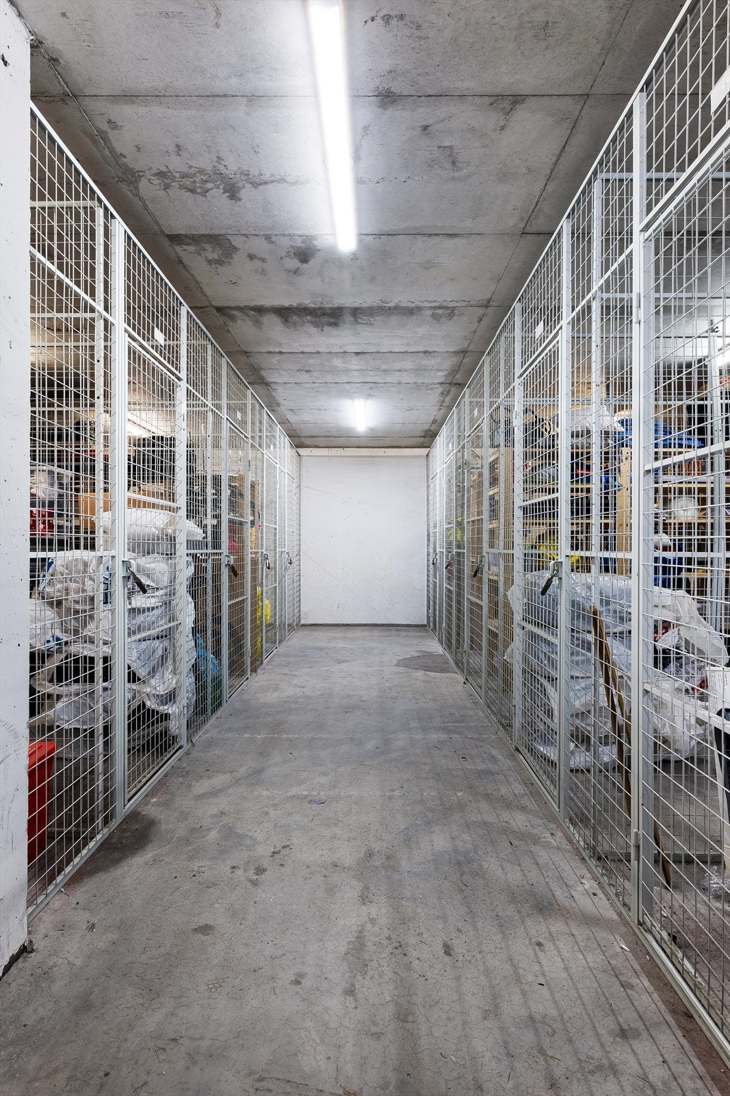 I garasjeanlegget har leiligheten også en privat sportsbod på 5 m². Galleribilde