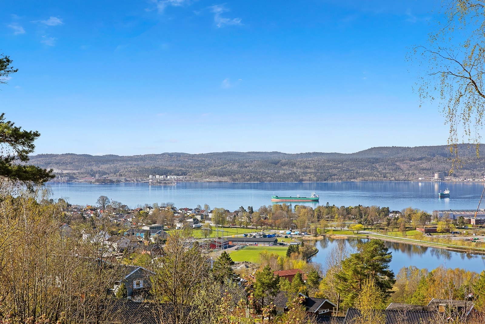 Utsikt fra terrasse Galleribilde