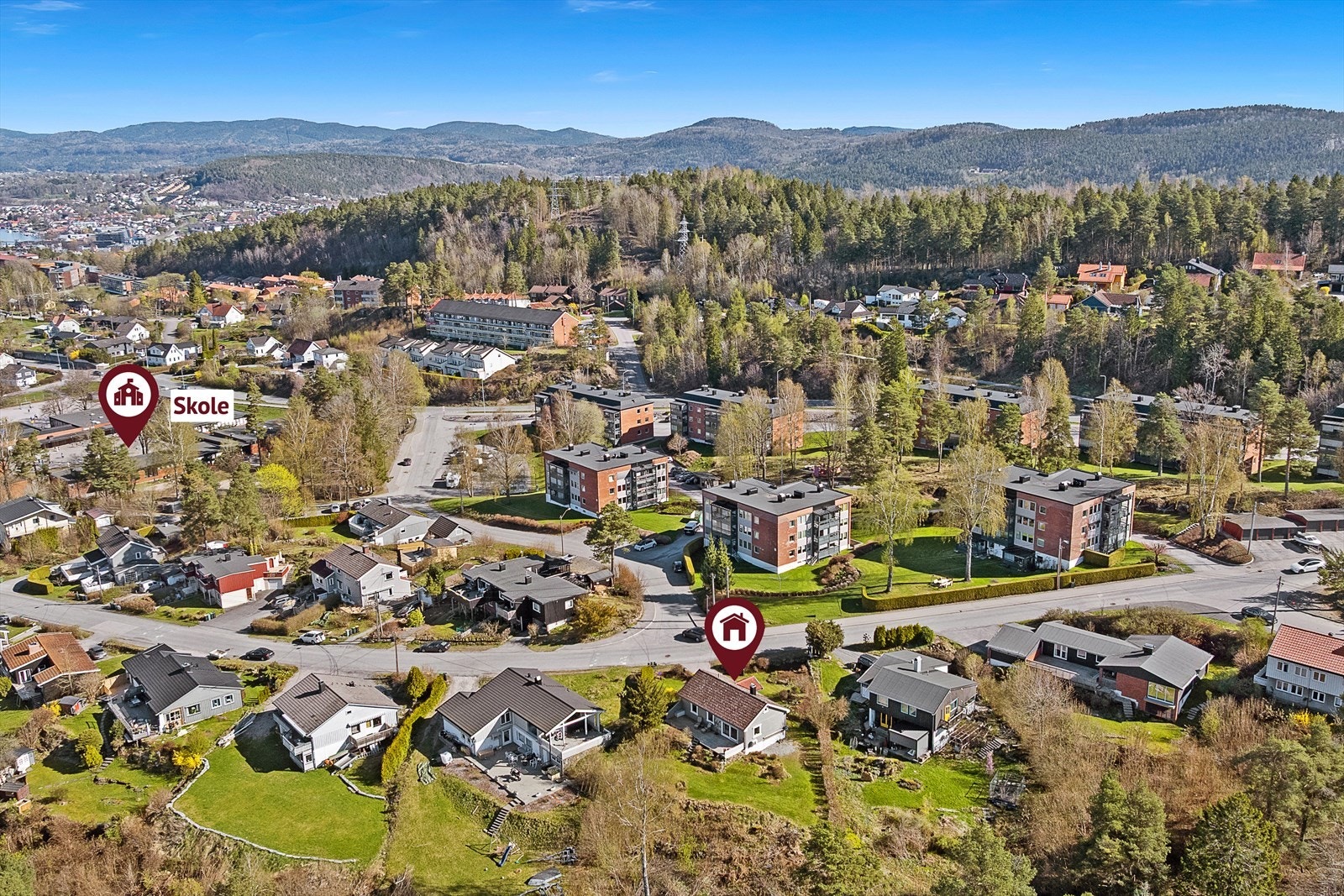Dronefoto Galleribilde