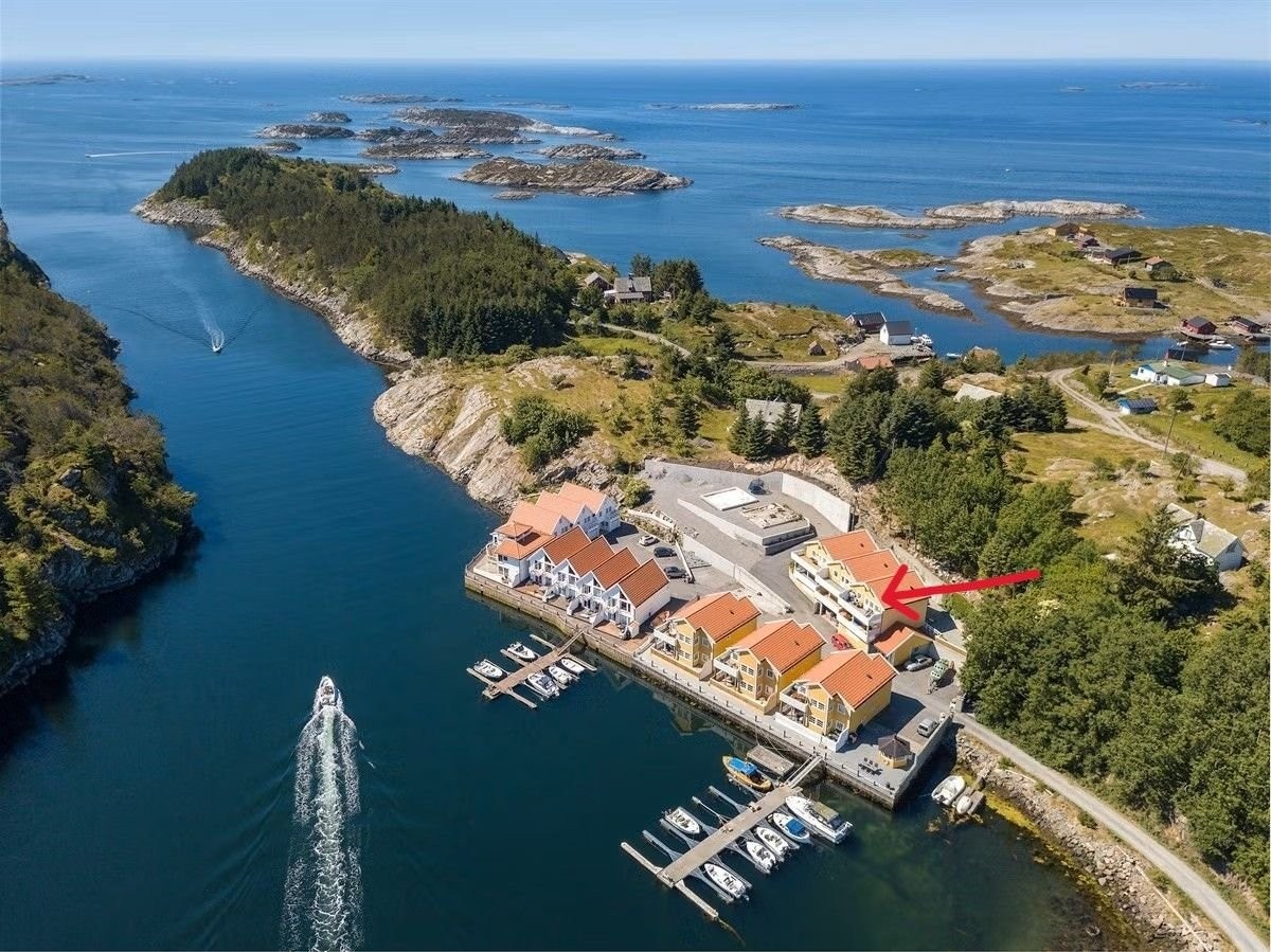 Fantastisk område med holmer og skjær Galleribilde