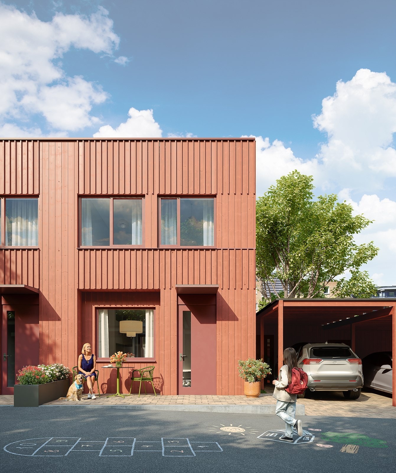 Velkommen til Via Vestby - bolig C3! (Illustrasjonen viser nabohuset) Galleribilde