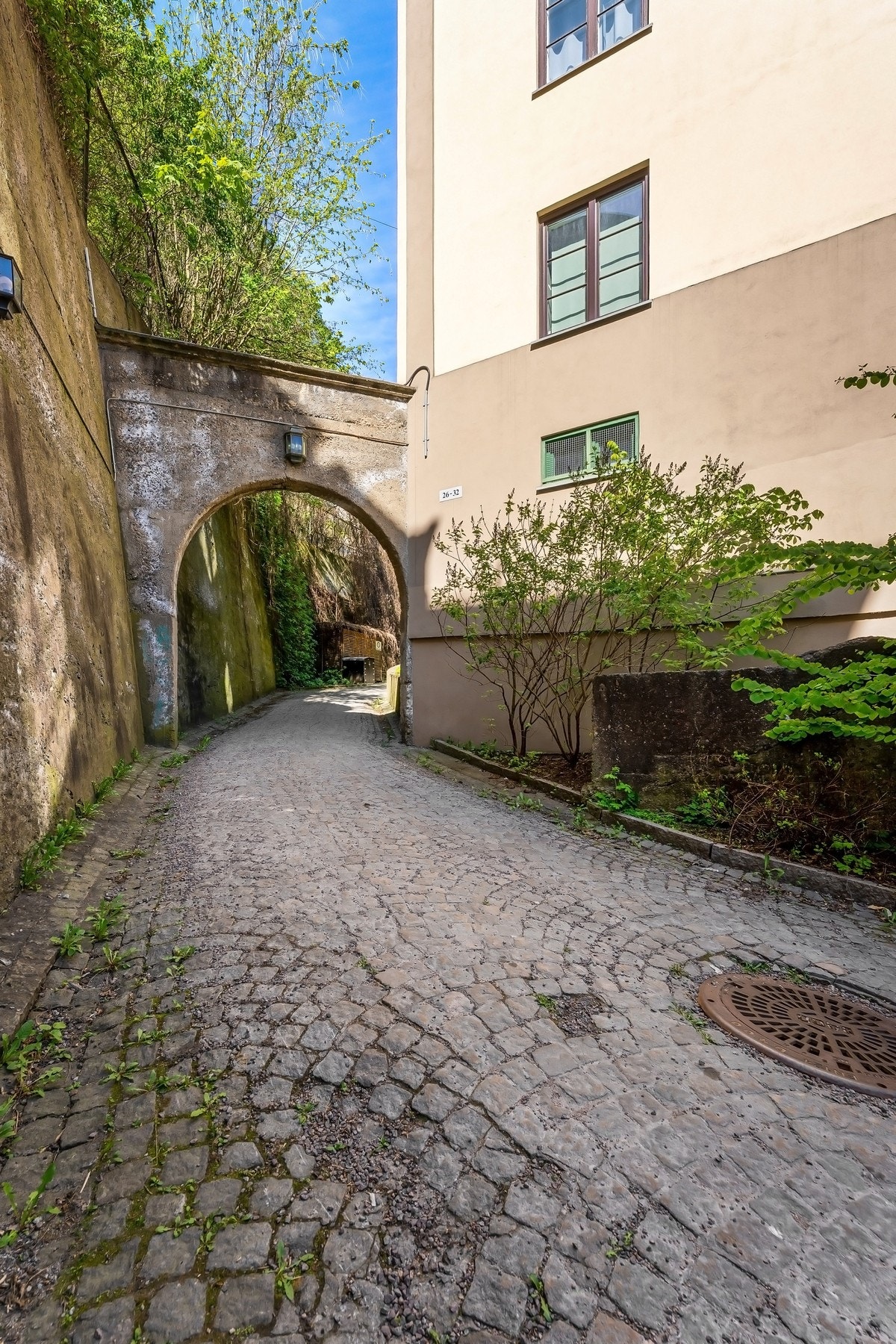 Tomten er pent opparbeidet. Galleribilde