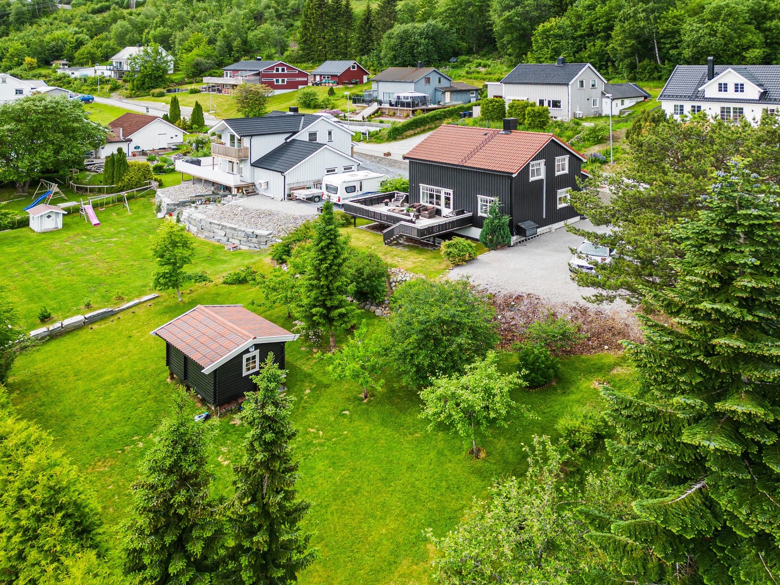 Dronefoto Galleribilde