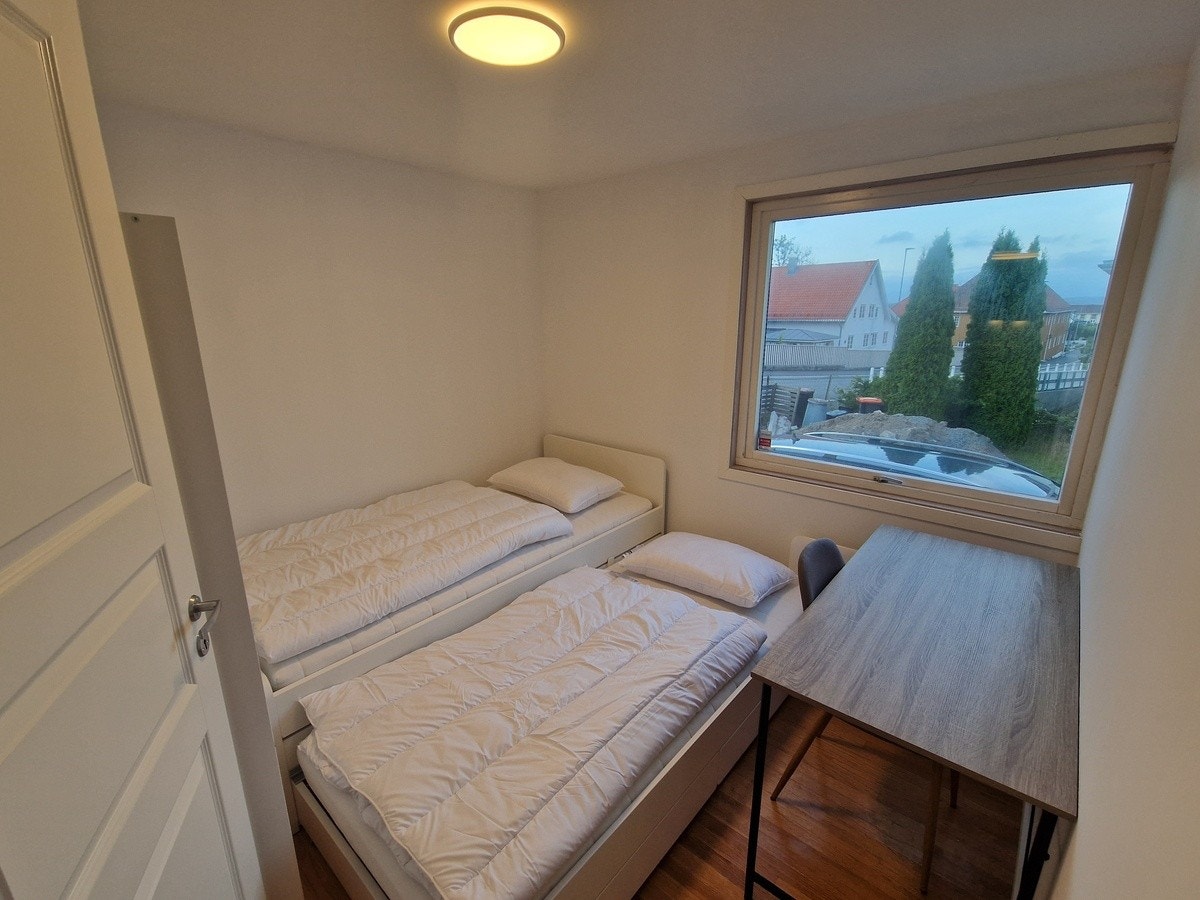 Alle senger kan skyves ut til gjester Galleribilde