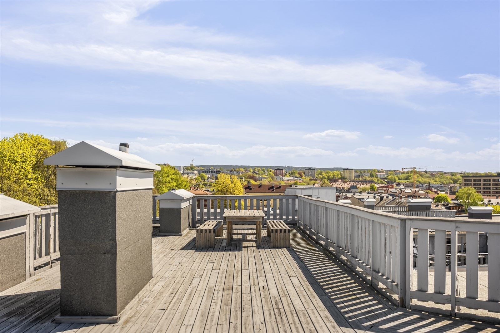 Hyggelig felles takterrase. Galleribilde