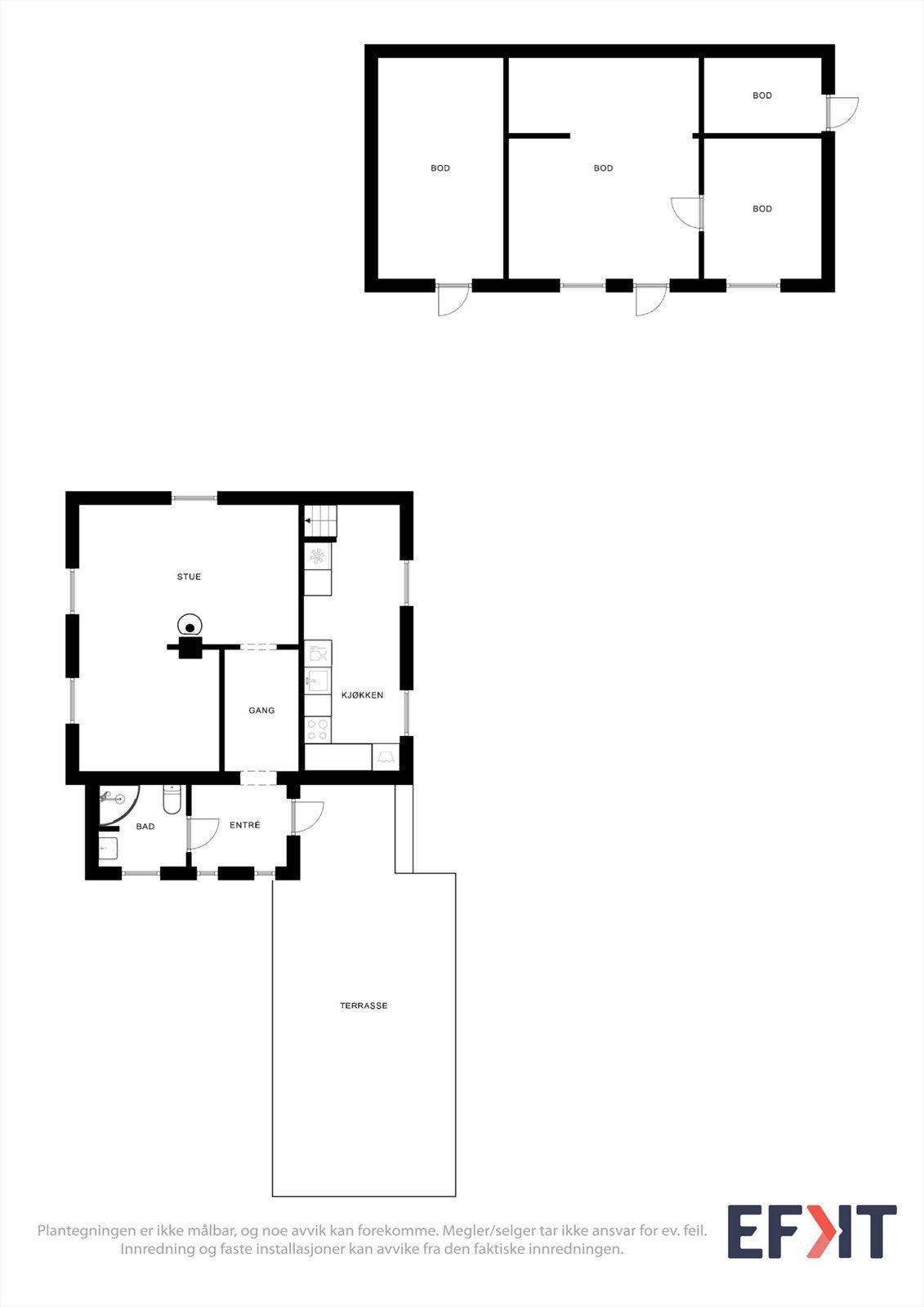1. etasje og uthus Galleribilde