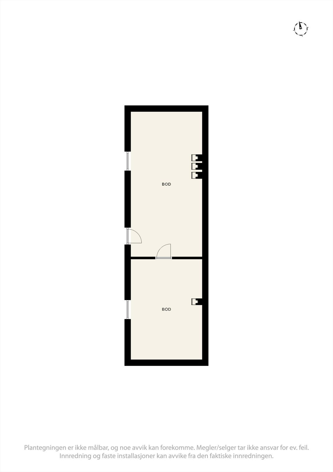 Plantegning kjeller Galleribilde