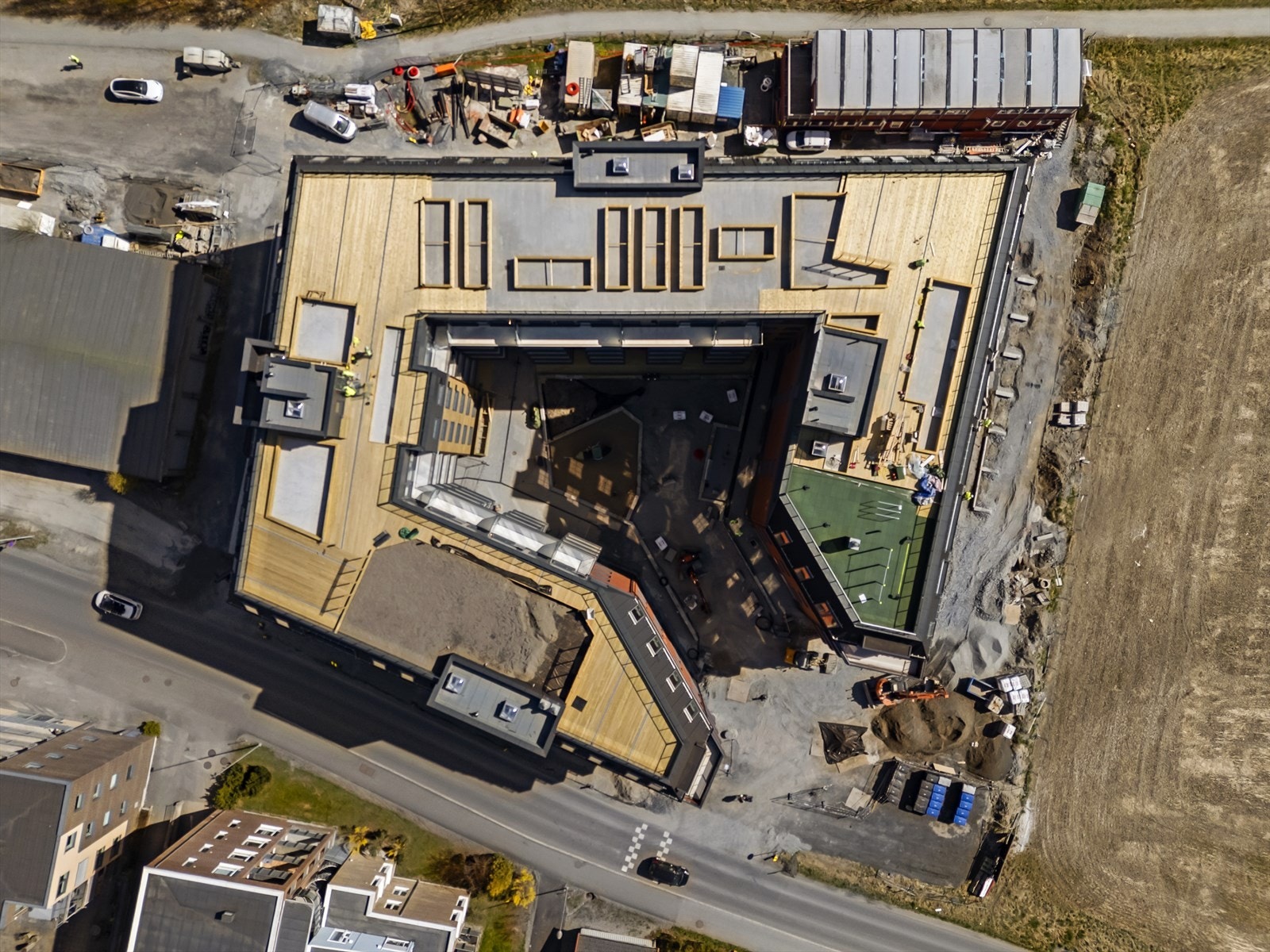 Dronefoto Galleribilde
