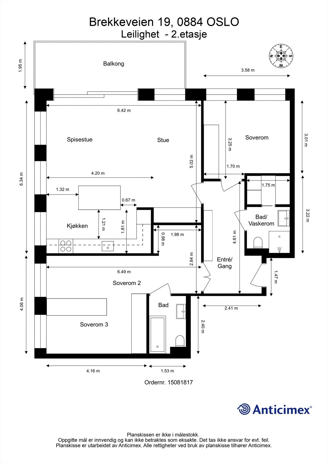 Planskisse Galleribilde
