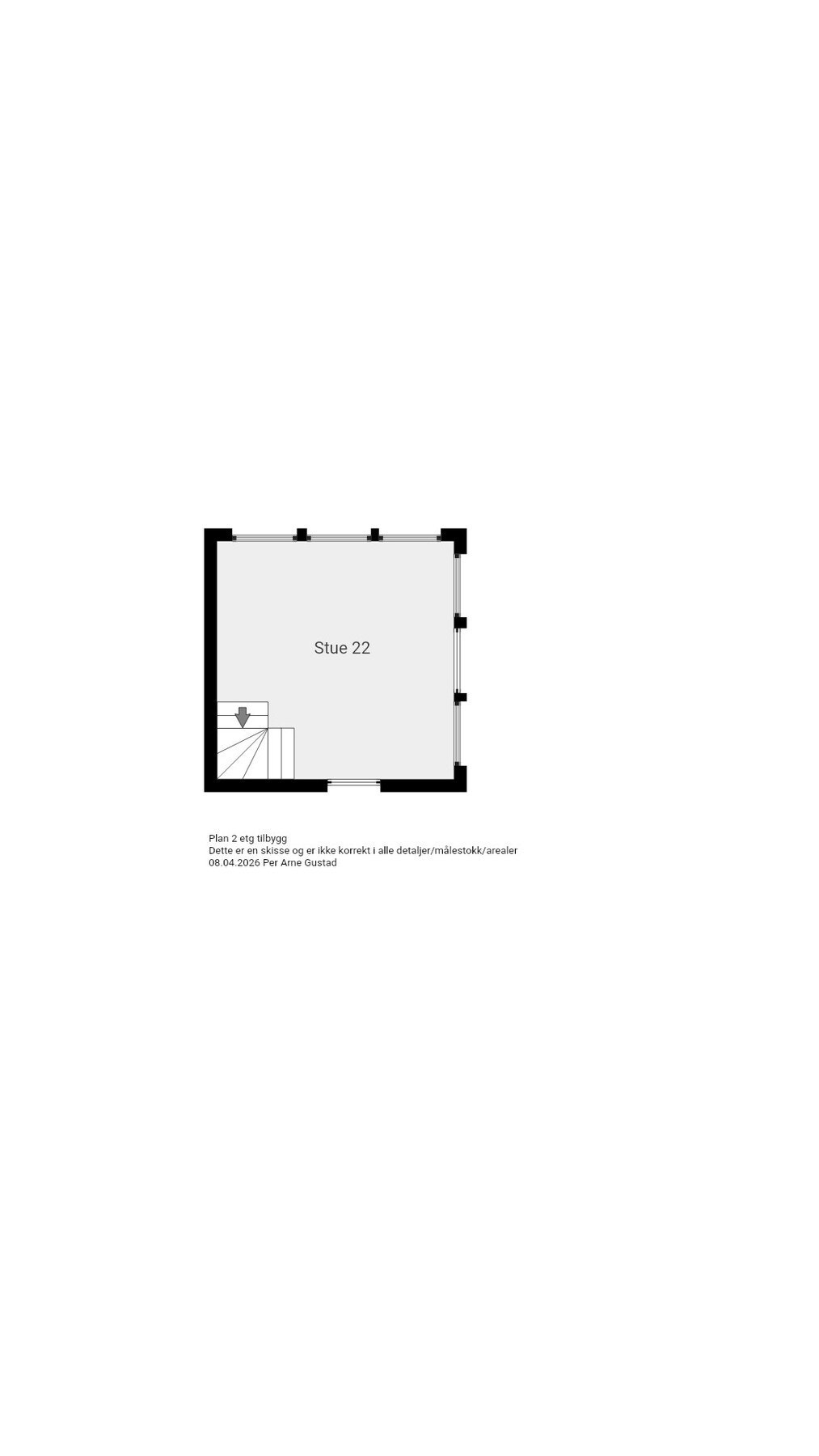 Planskisse Galleribilde