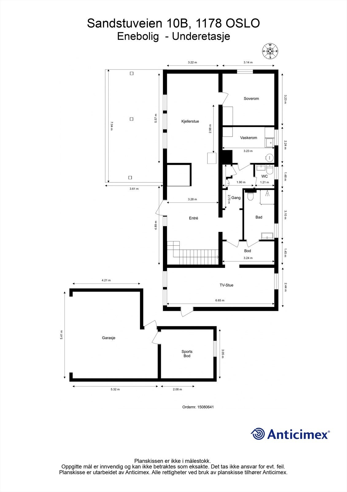 Plantegning Galleribilde
