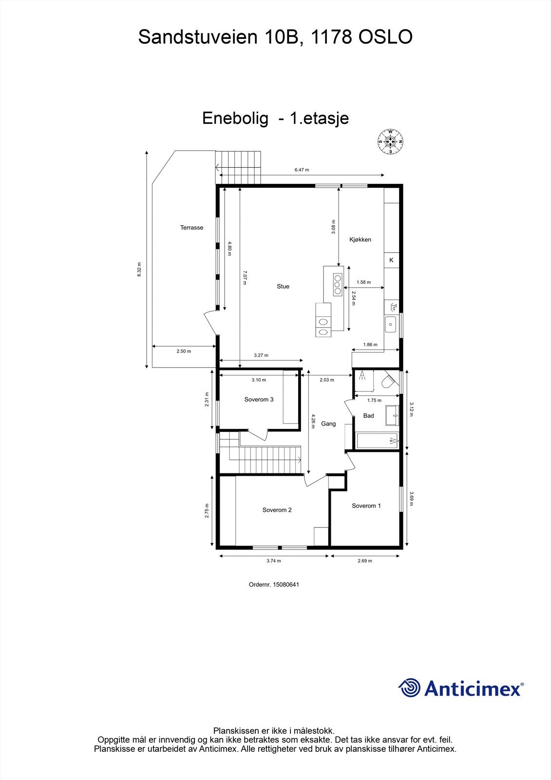 Plantegning Galleribilde