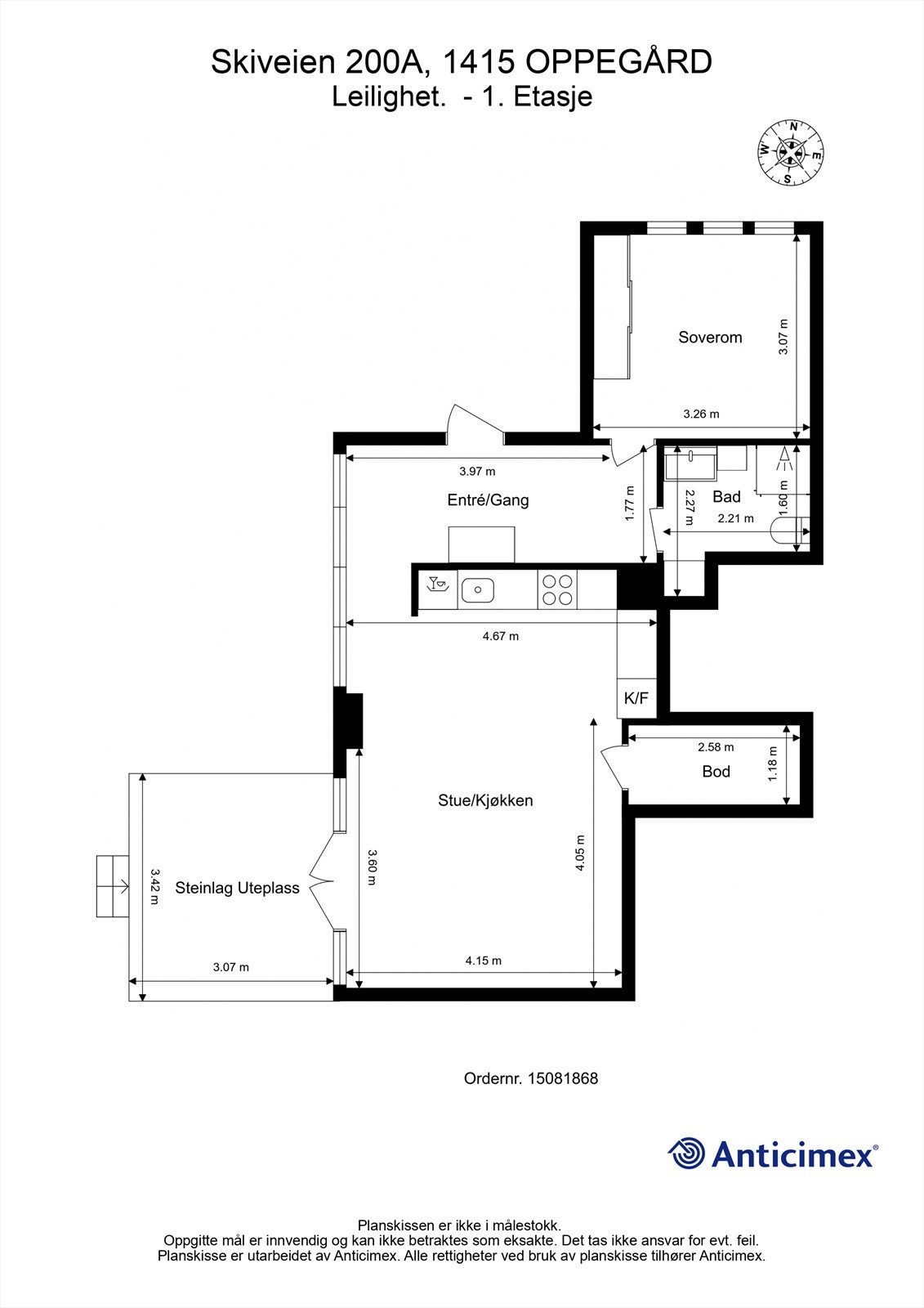 Plantegning Galleribilde