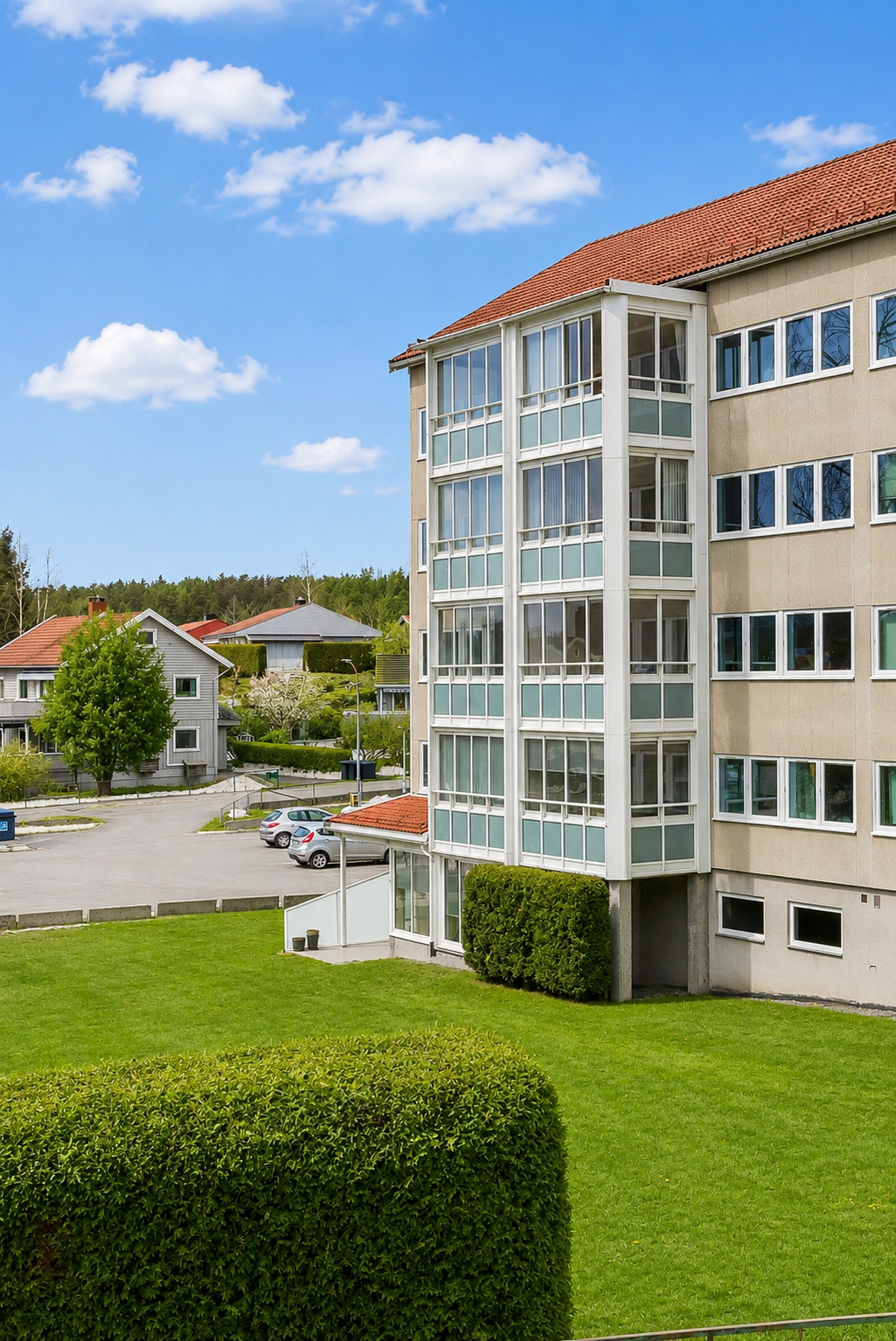 Leiligheten ligger i 1. etg. Sesongendret med AI. Galleribilde