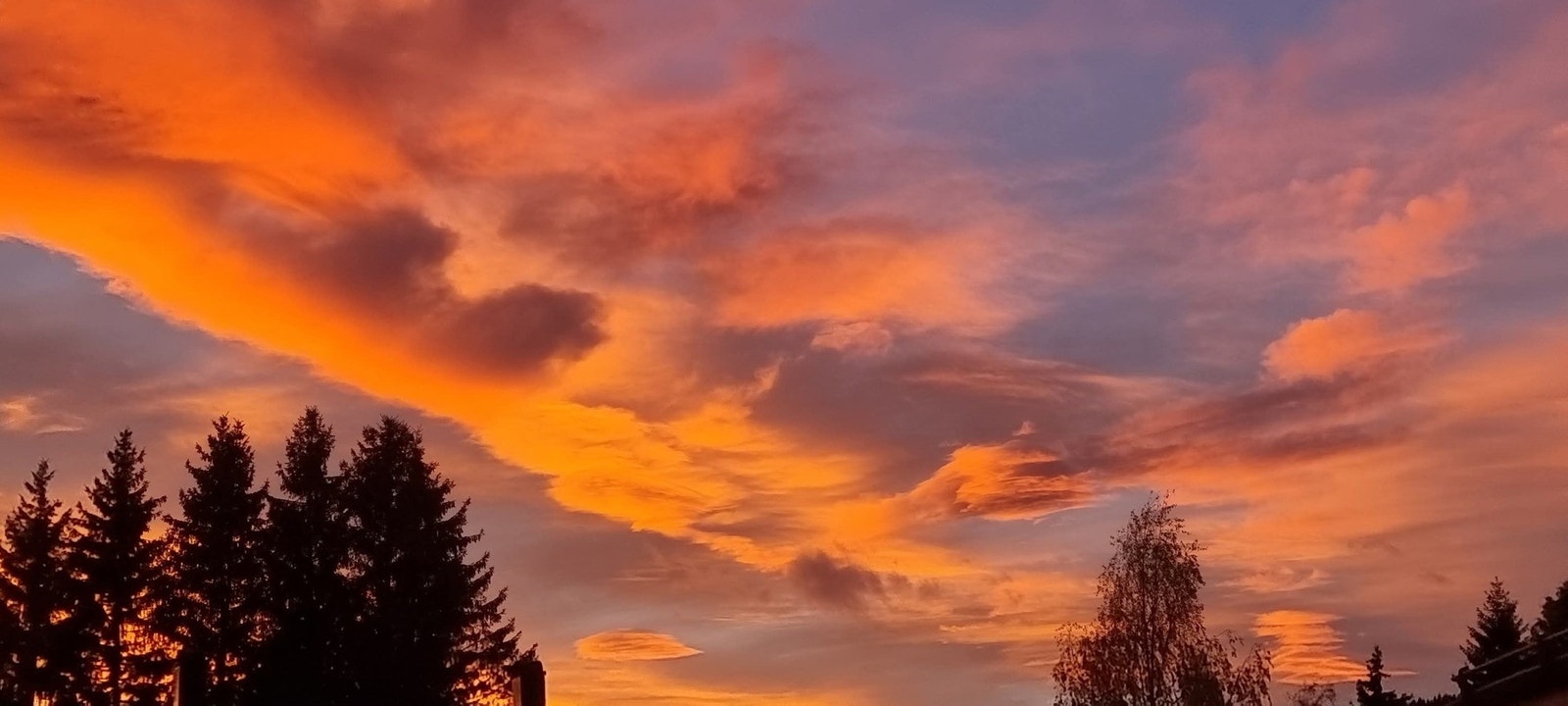 Selgers private bilde - Nydelig solnedgang fra balkongen Galleribilde