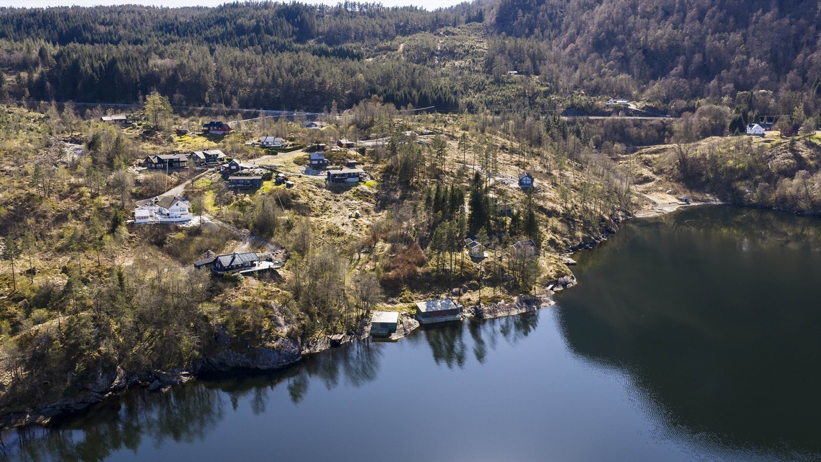 Oversikt hyttefelt Galleribilde