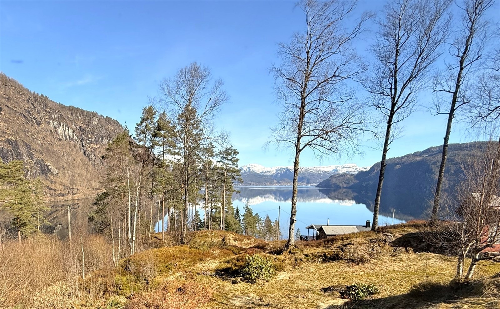 Utsikt fra stuevindu Galleribilde