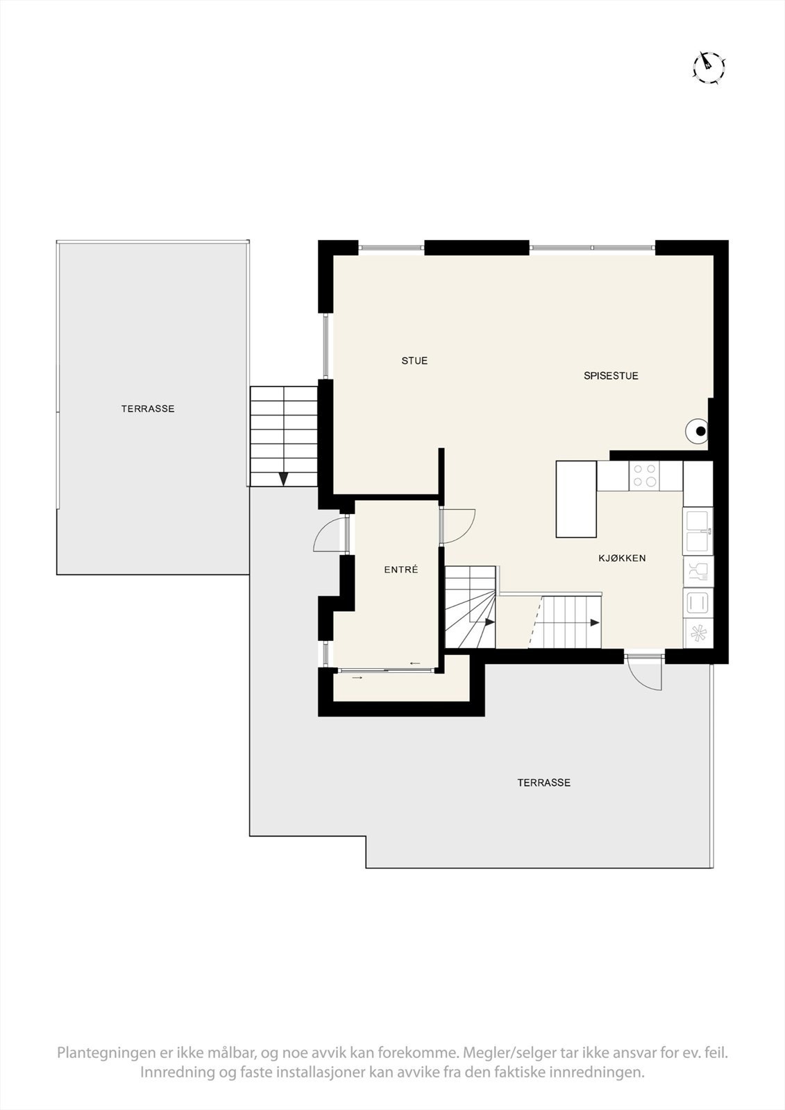 Plantegning 1.etasje Galleribilde