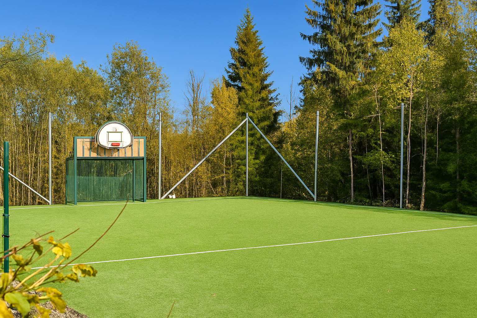Sameiet disponerer en egen tomt - Voksenkollgrenda multiarena gir barna et ekstra sted for lek og aktivitet Galleribilde