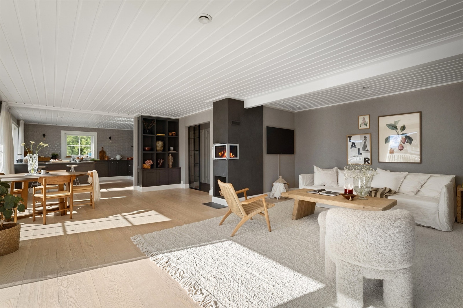 Den balanserte ventilasjonen i huset (nytt ventilasjonsaggregat i 2019) bidrar til et godt inneklima Galleribilde