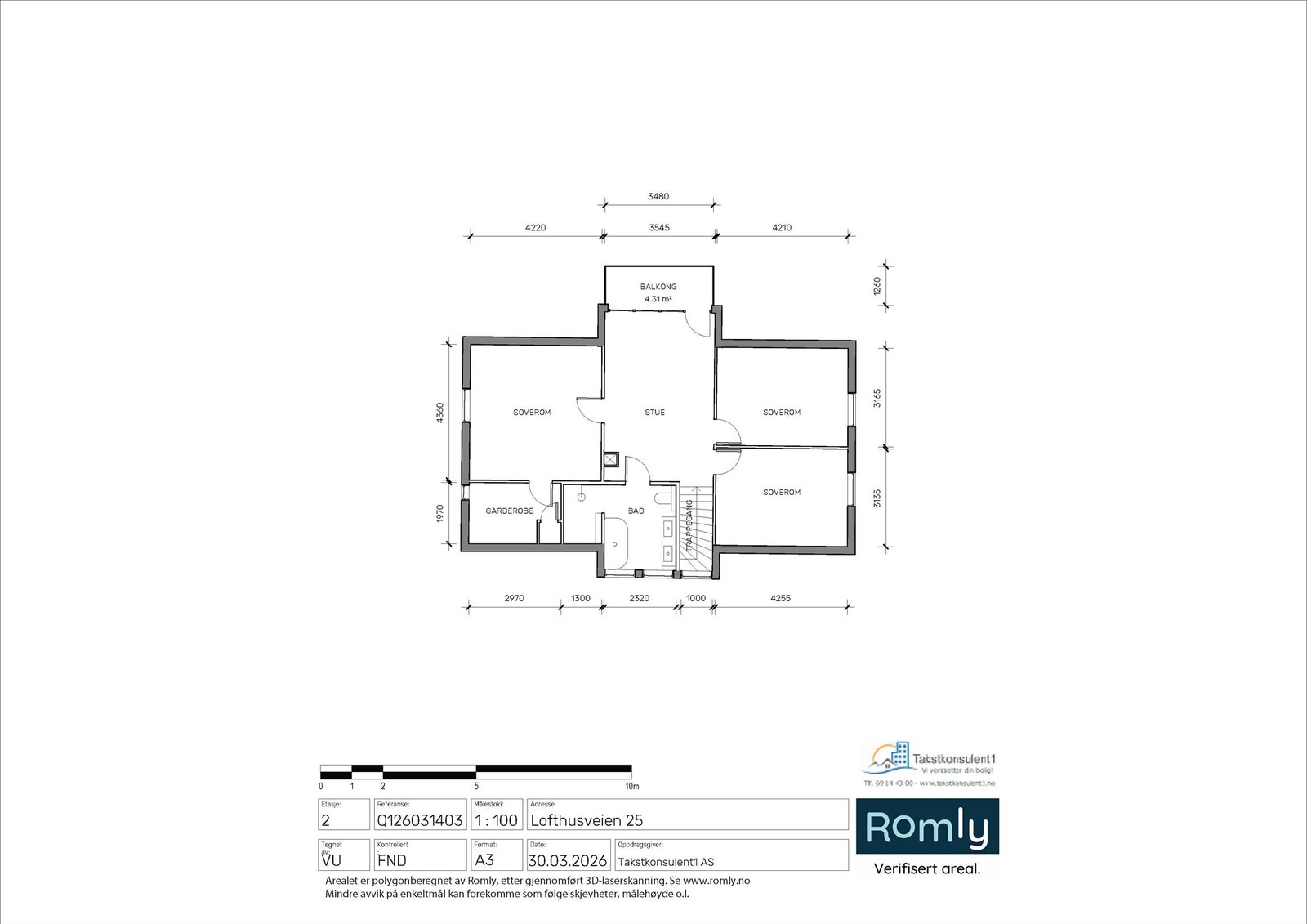 Plantegning - 2. etasje Galleribilde
