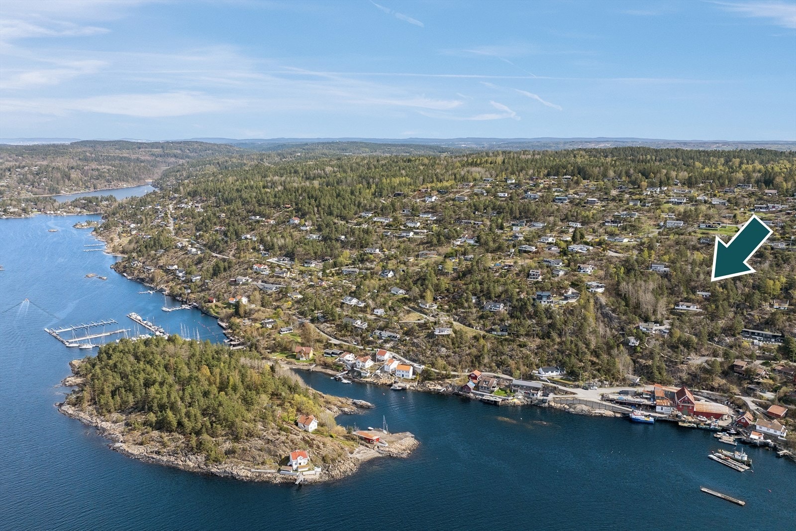 En sjelden mulighet til å sikre seg en stor tomt med fjordutsikt i Frogn. Galleribilde