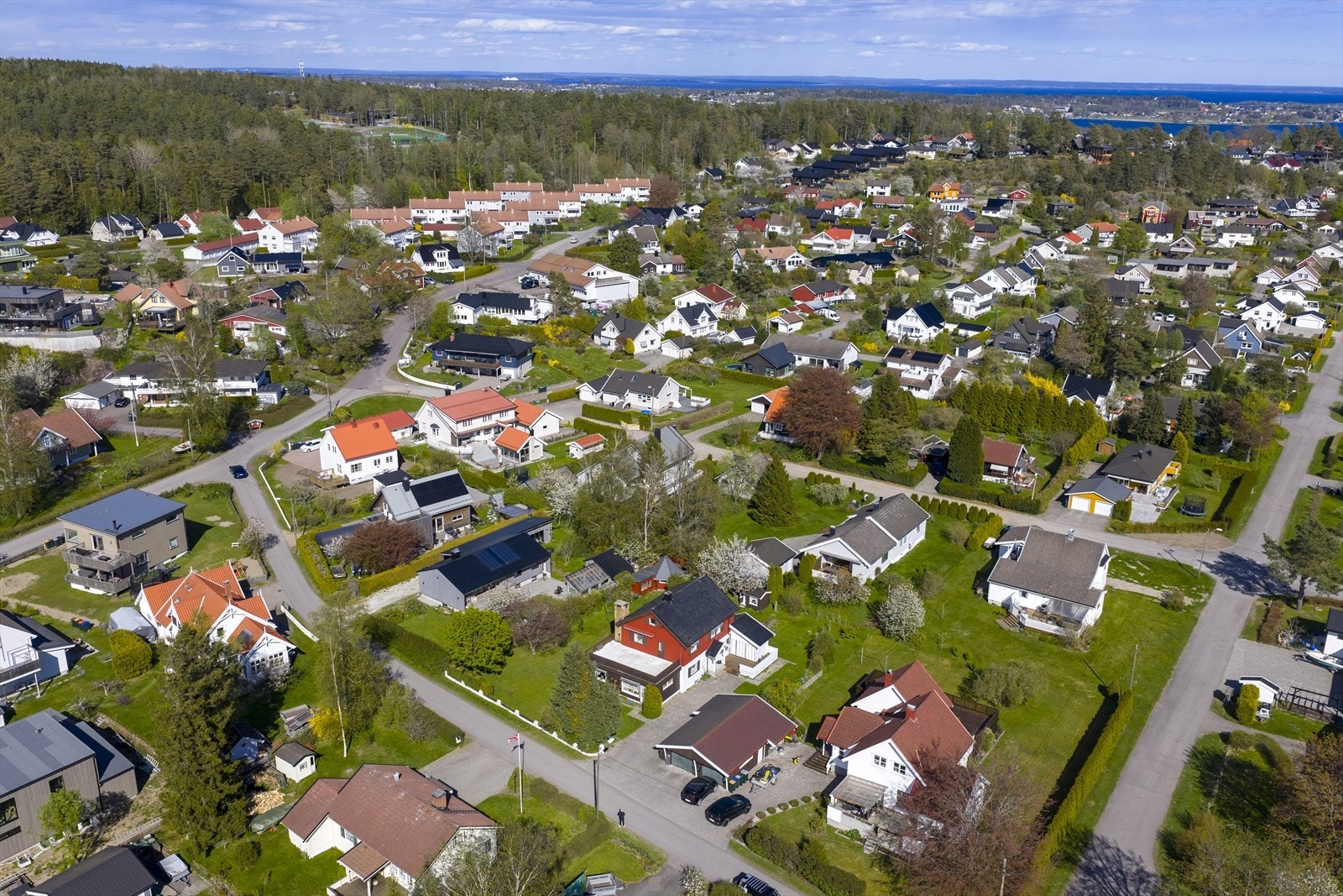 Området byr på gode turmuligheter med nærhet til skog og mark. Galleribilde