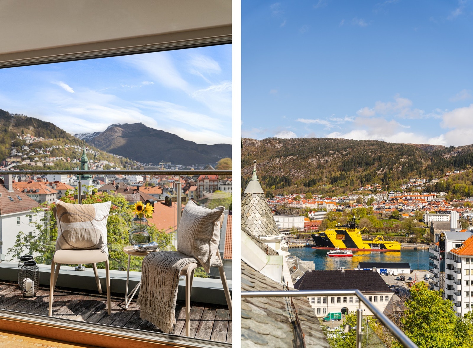 Terrassen har plass til en koselig sittegruppe hvor du kan nyte sene vår- og sommerkvelder. Galleribilde