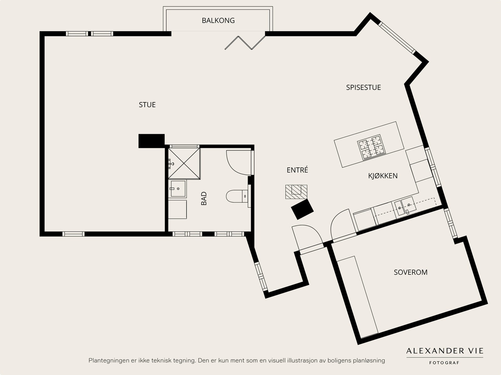 Plantegning Galleribilde