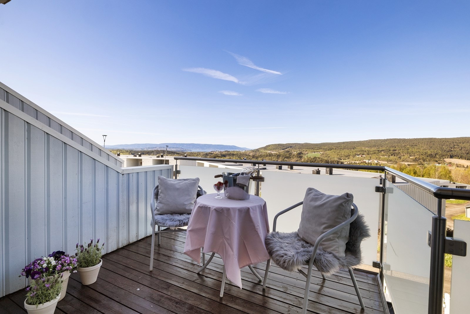 Her er det god plass til å nyte utelivet gjennom sesongen. Galleribilde