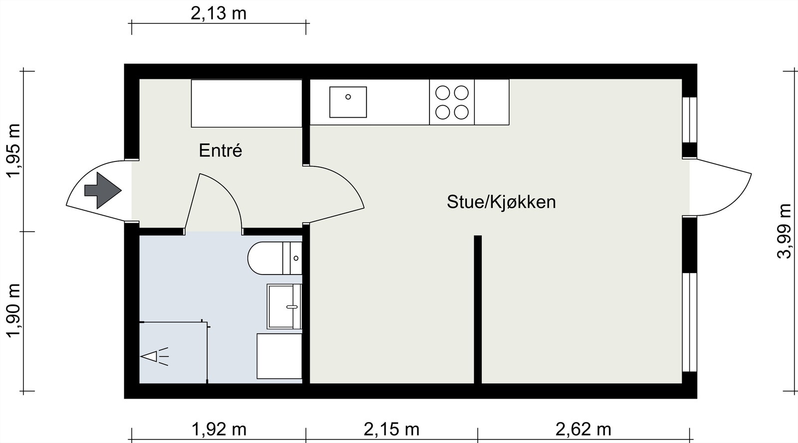 Plantegning. Galleribilde