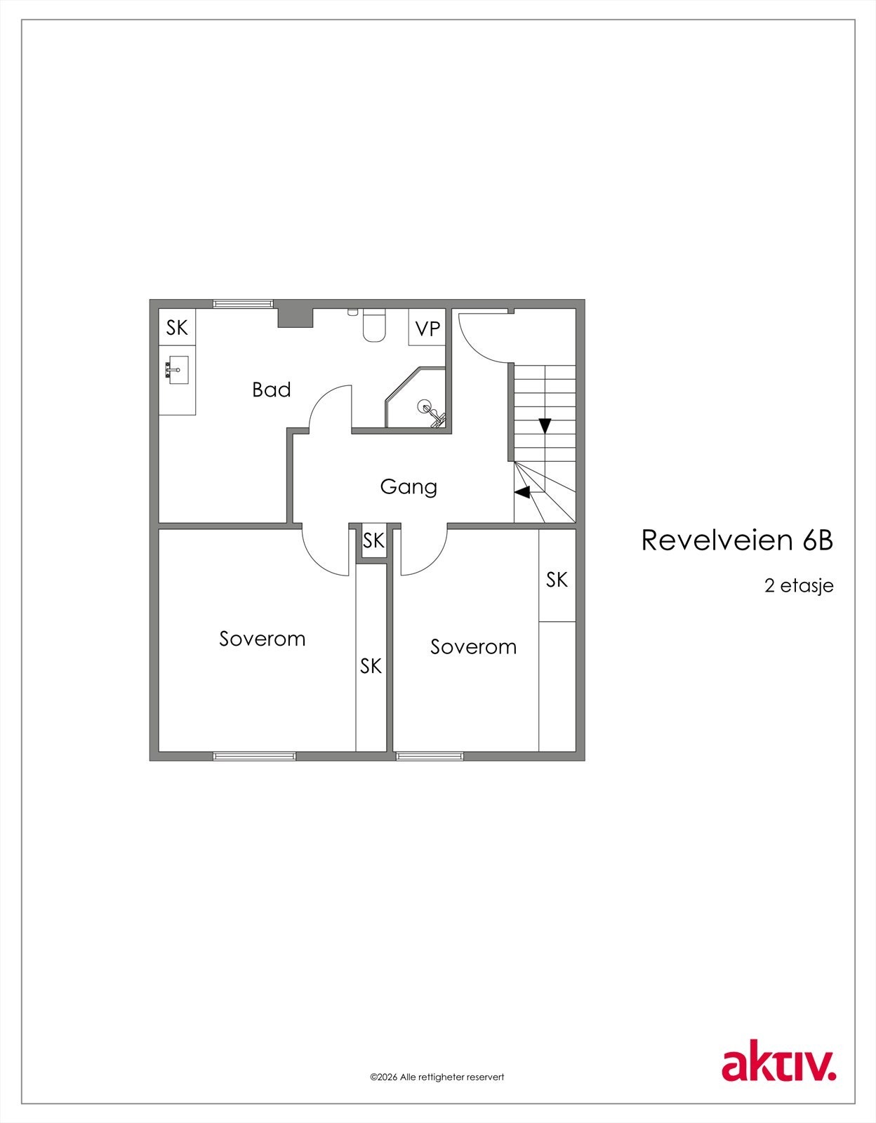 Planskisse 2. etasje Galleribilde
