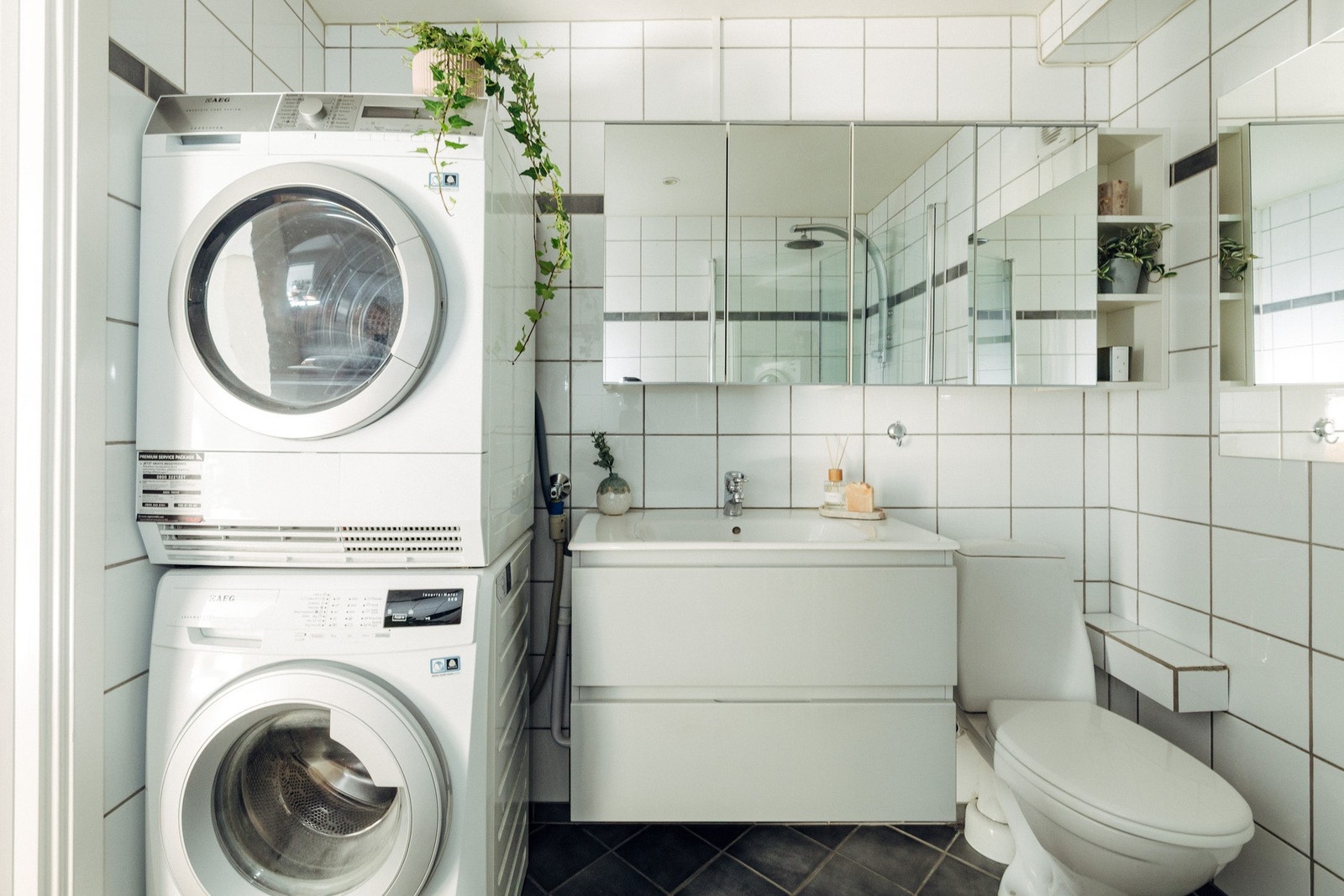 Badet er fra 2000 og har en romslig og praktisk utforming. Galleribilde