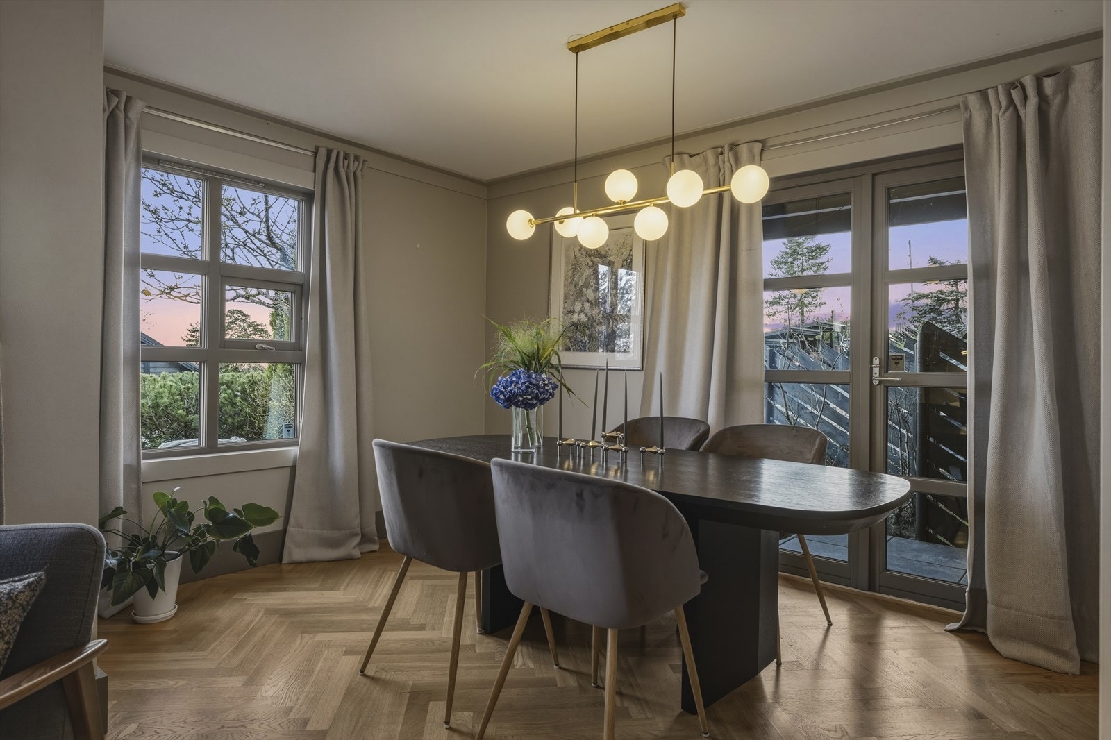 Kveldsstemning Galleribilde