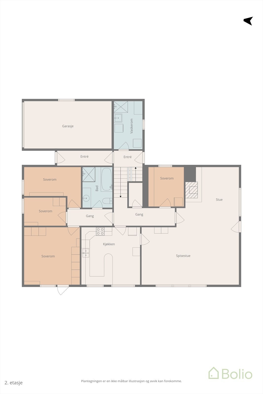 Plantegning Galleribilde