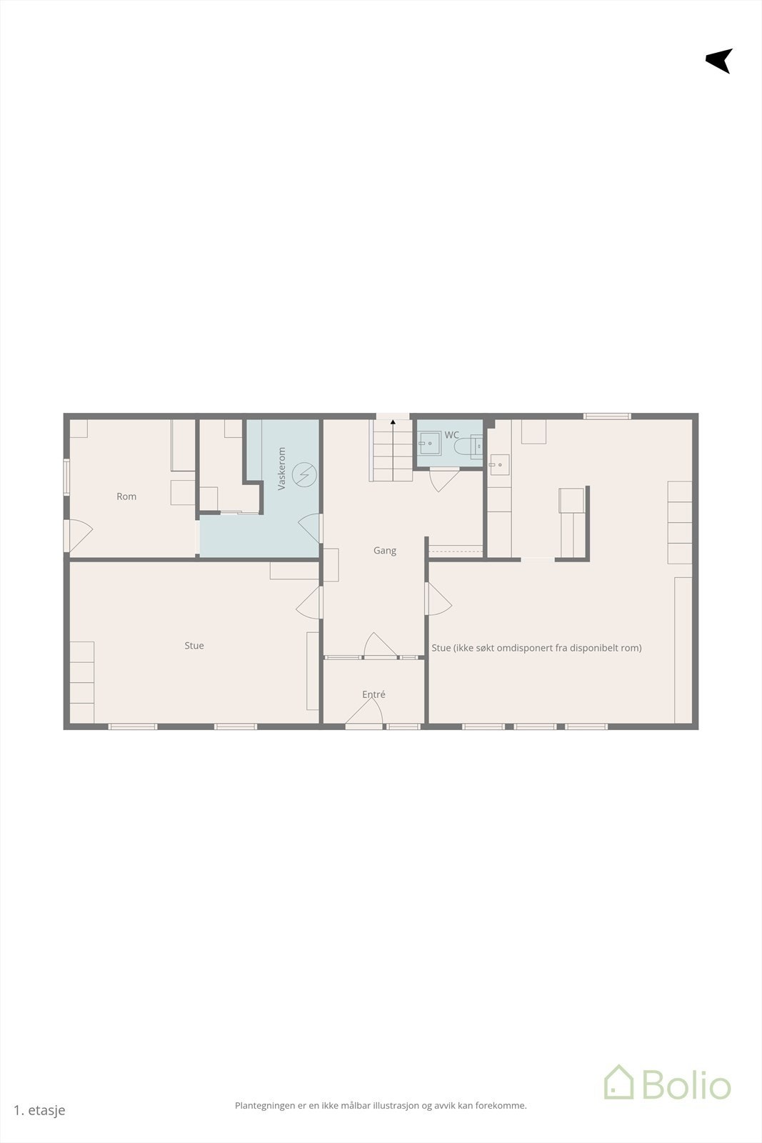 Plantegning Galleribilde