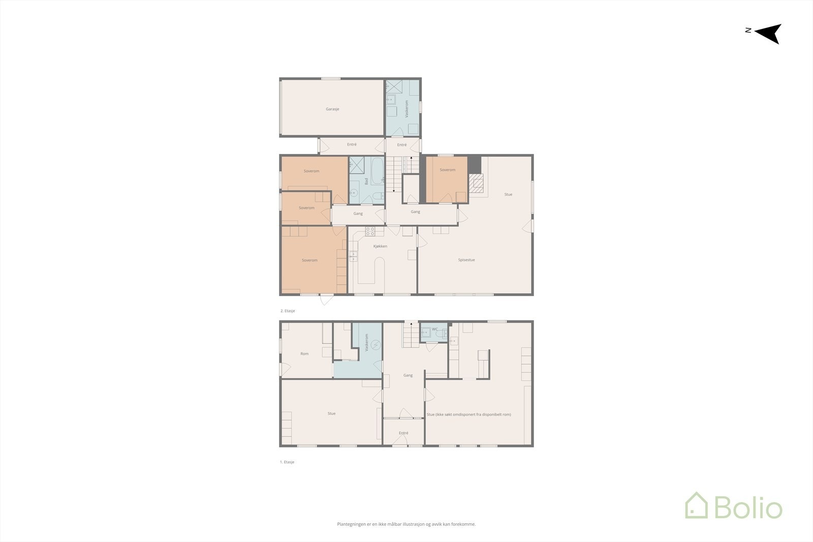 Plantegning Galleribilde