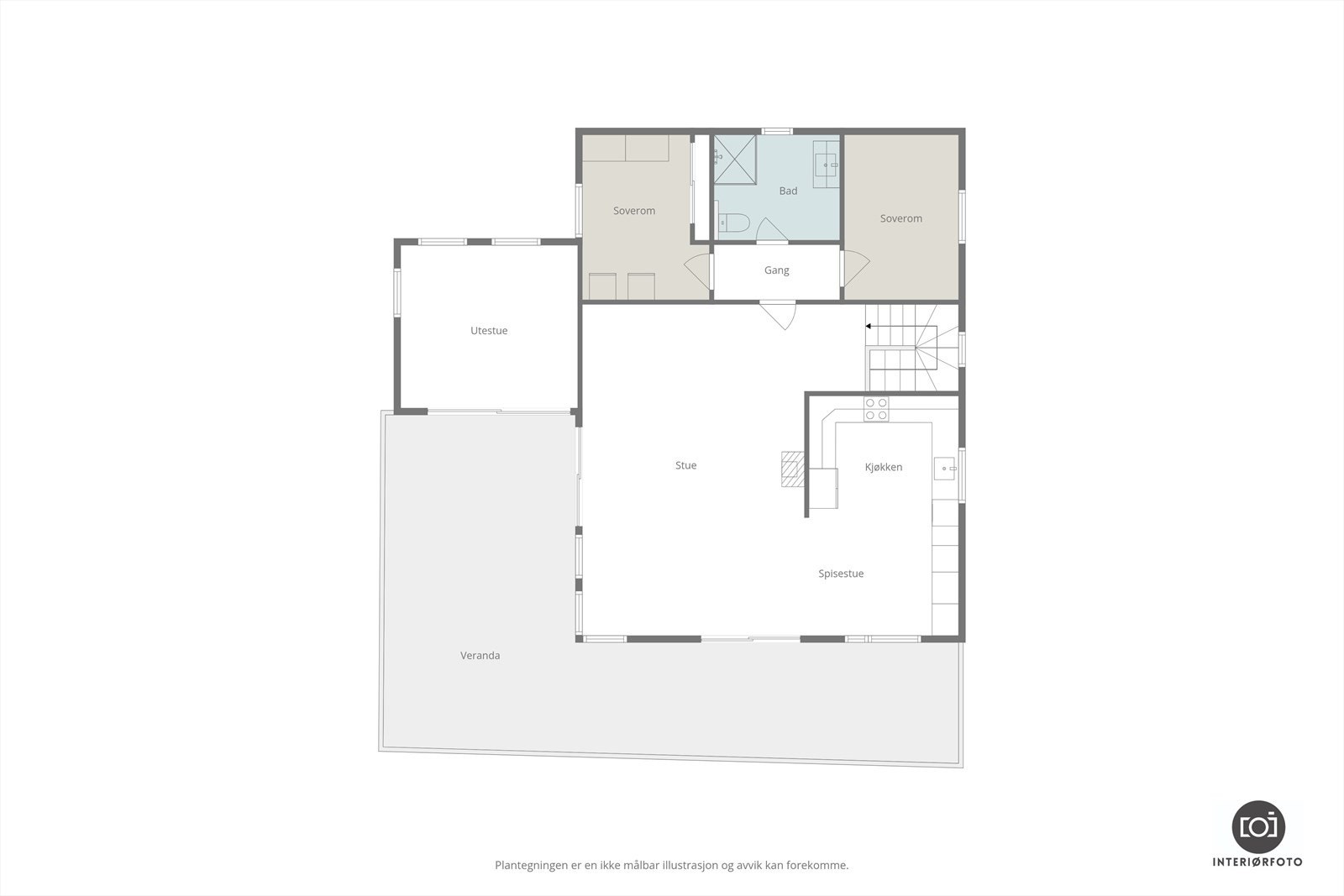 Plantegning Galleribilde