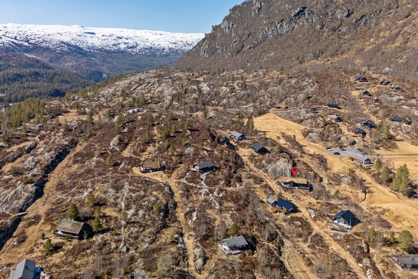 Rekreasjonsområder og fint turterreng i umiddelbar nærhet fra hytten Galleribilde