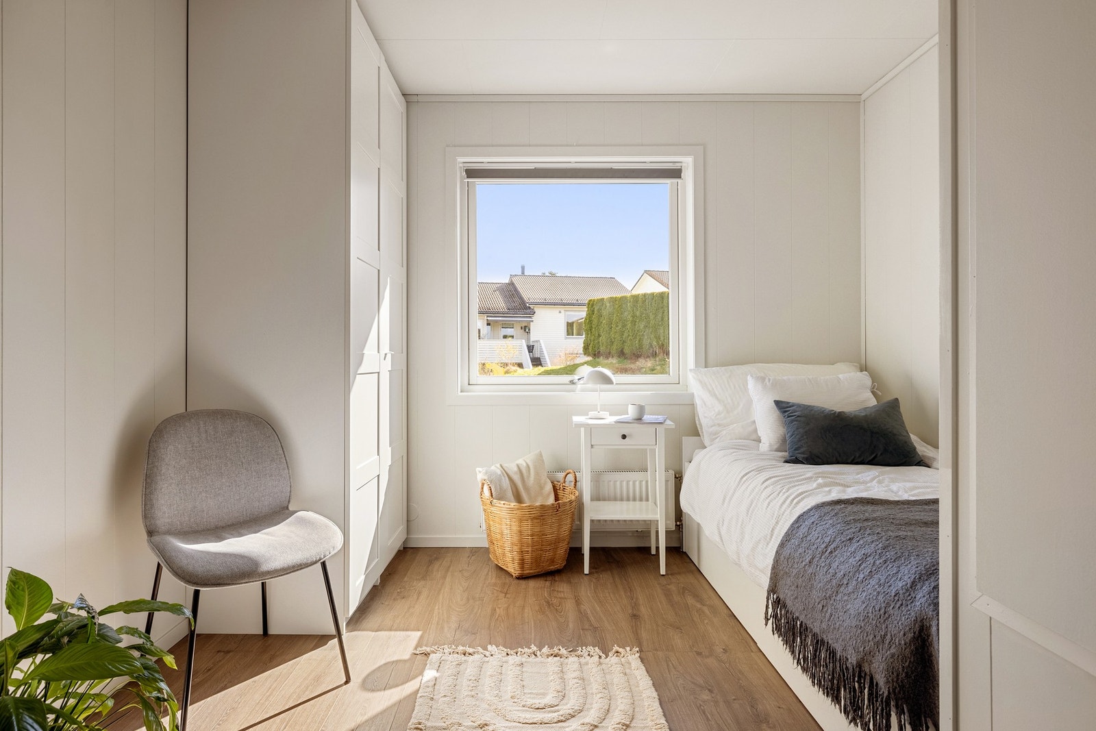 Radiator på både soverommet og i stuen for en behagelig innetemperatur. Galleribilde