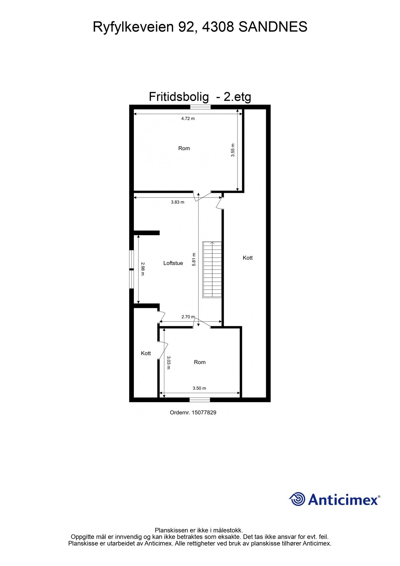 Plantegning - Kan avvike fra de faktiske forhold Galleribilde