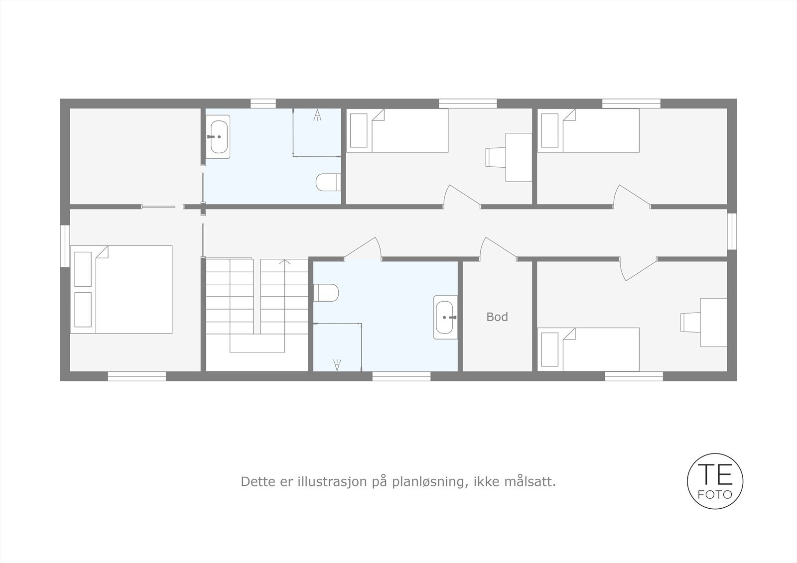 Plantegning 2 etasje Galleribilde