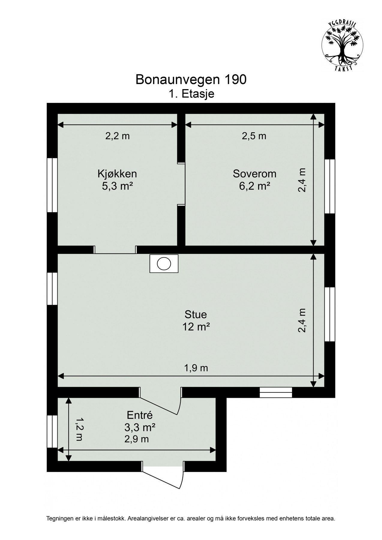 Planskisse. Galleribilde
