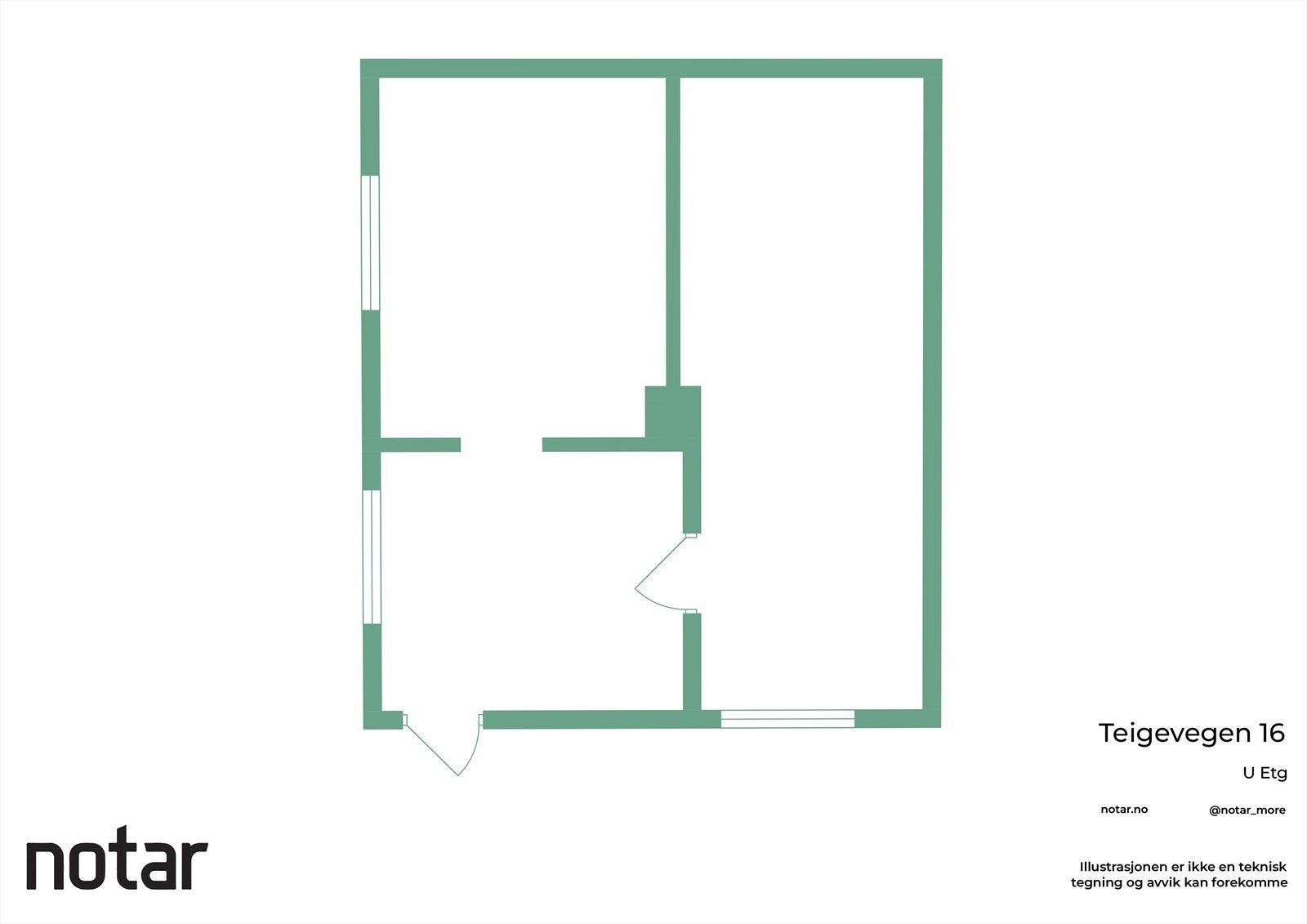 Plantenging kjeller Galleribilde