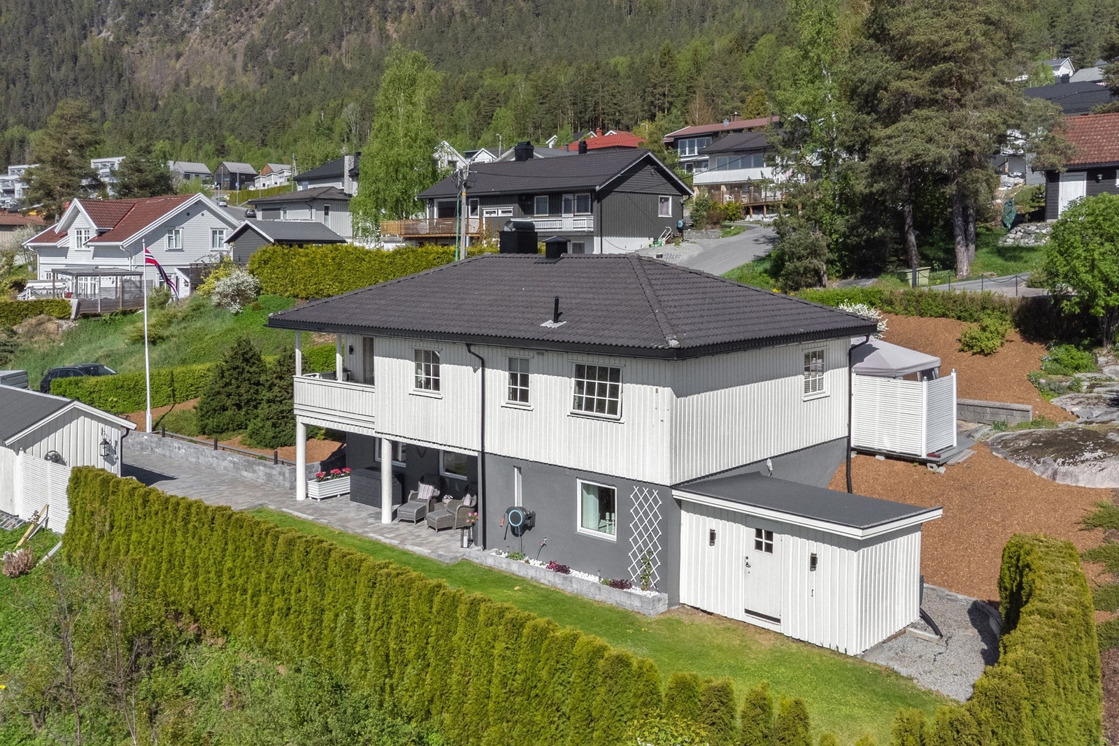 Her er det gode solforhold og fin utsikt. Galleribilde