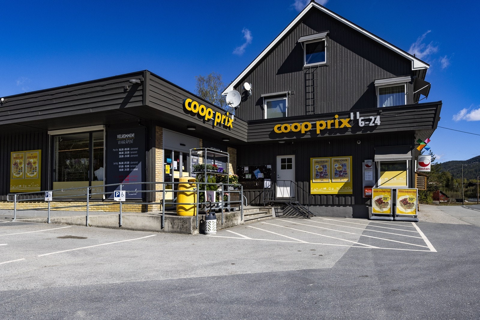 Coop Prix Nedre Eggedal ligger kun 100 meter fra boligen. Galleribilde