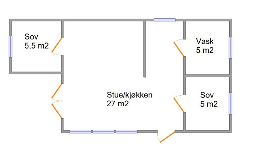 Planskisse Galleribilde