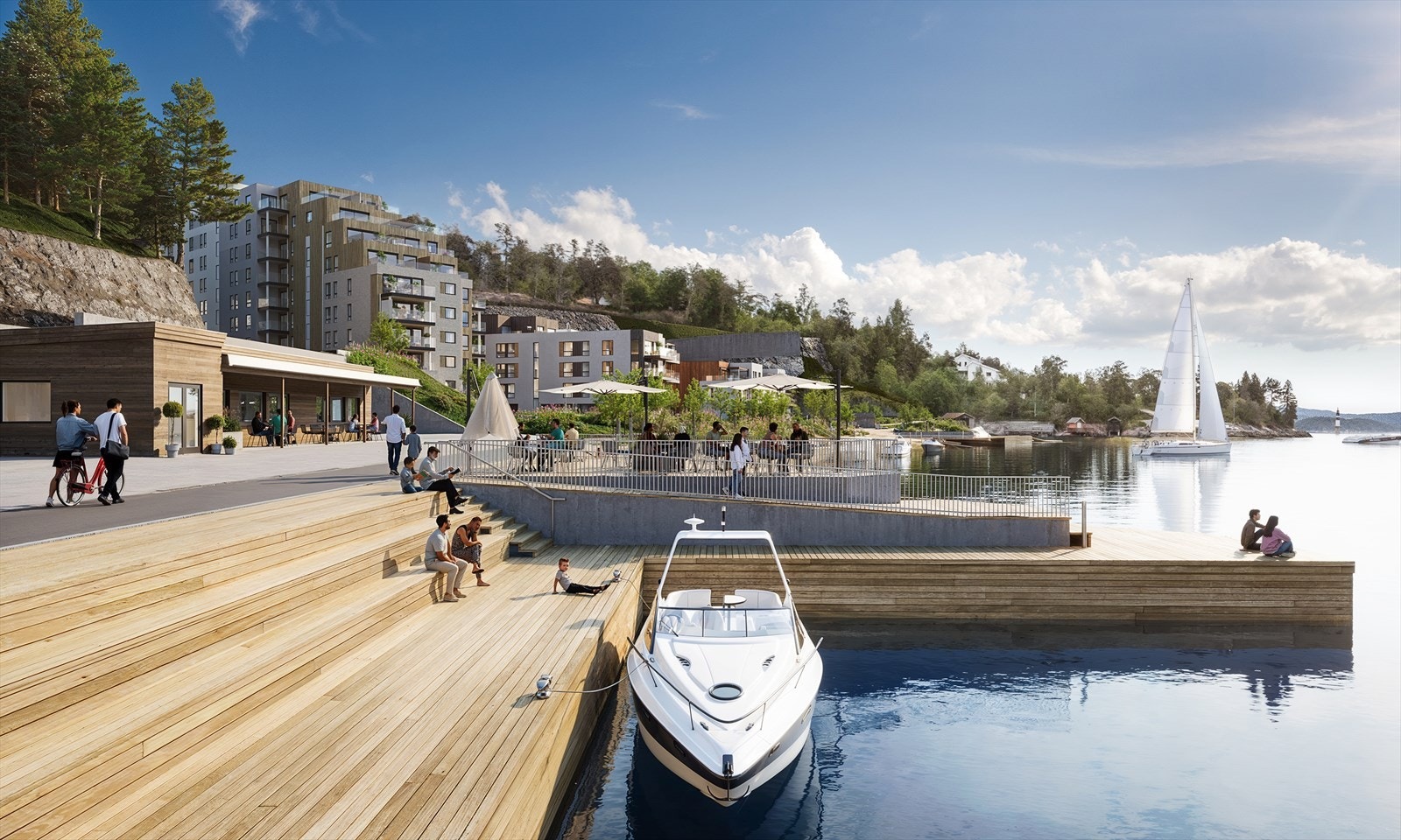 Velkommen til destinasjonen Spro havn. Galleribilde